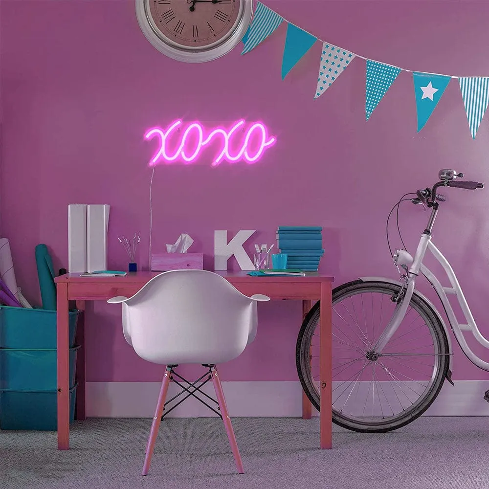 XOXO Neon LED Wall Light