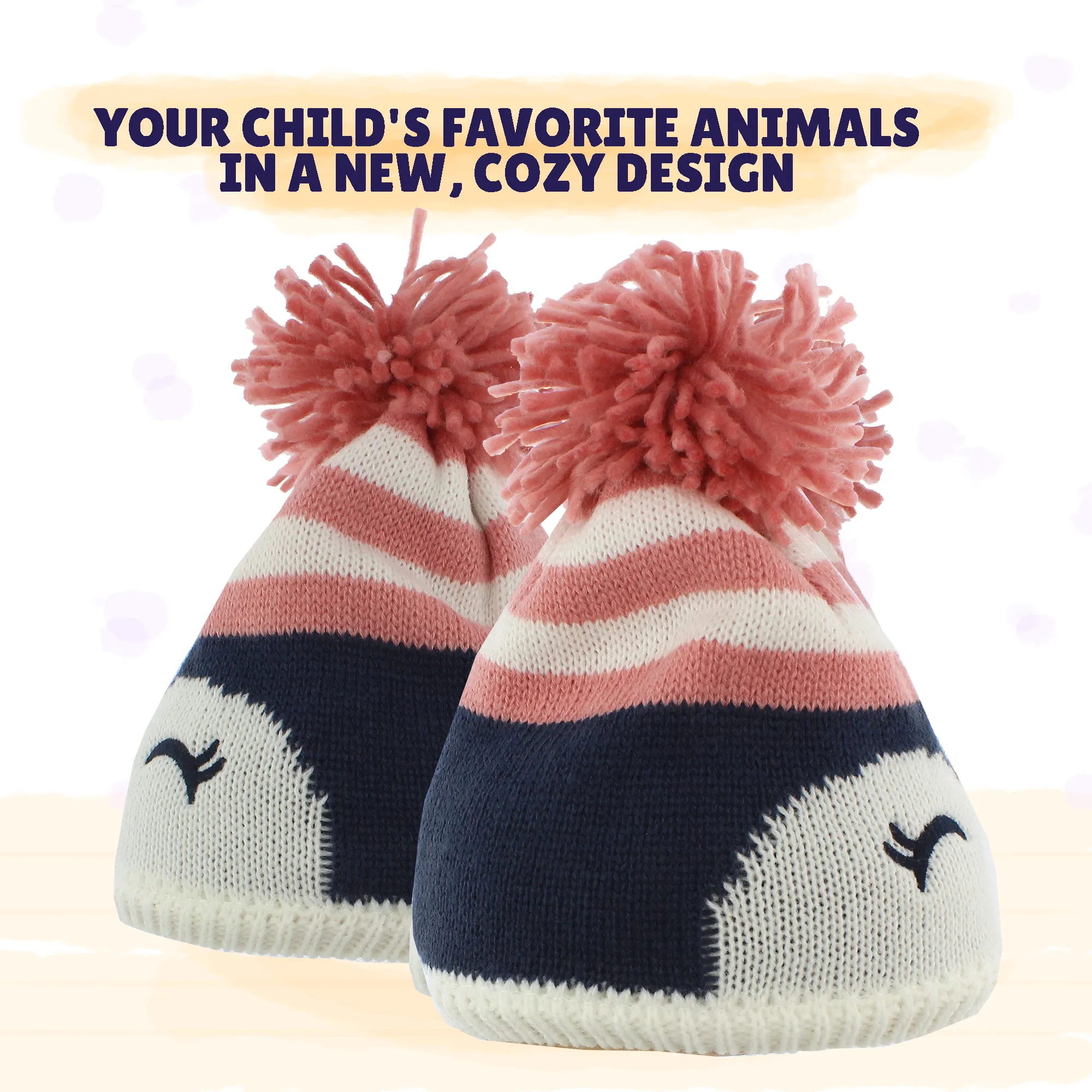 Yankee Toybox Animal Knit Hat Beanie for Preschoolers