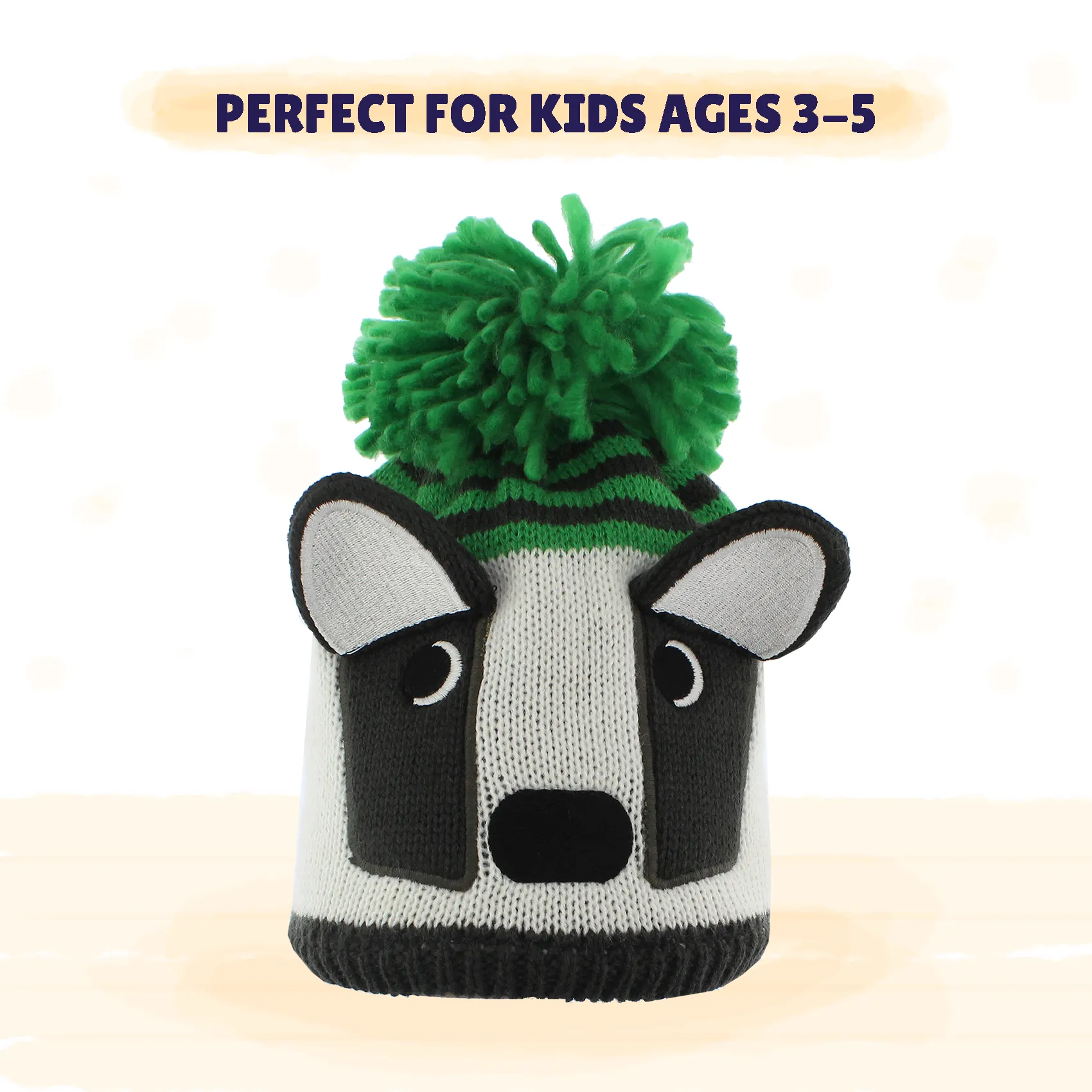 Yankee Toybox Animal Knit Hat Beanie for Preschoolers