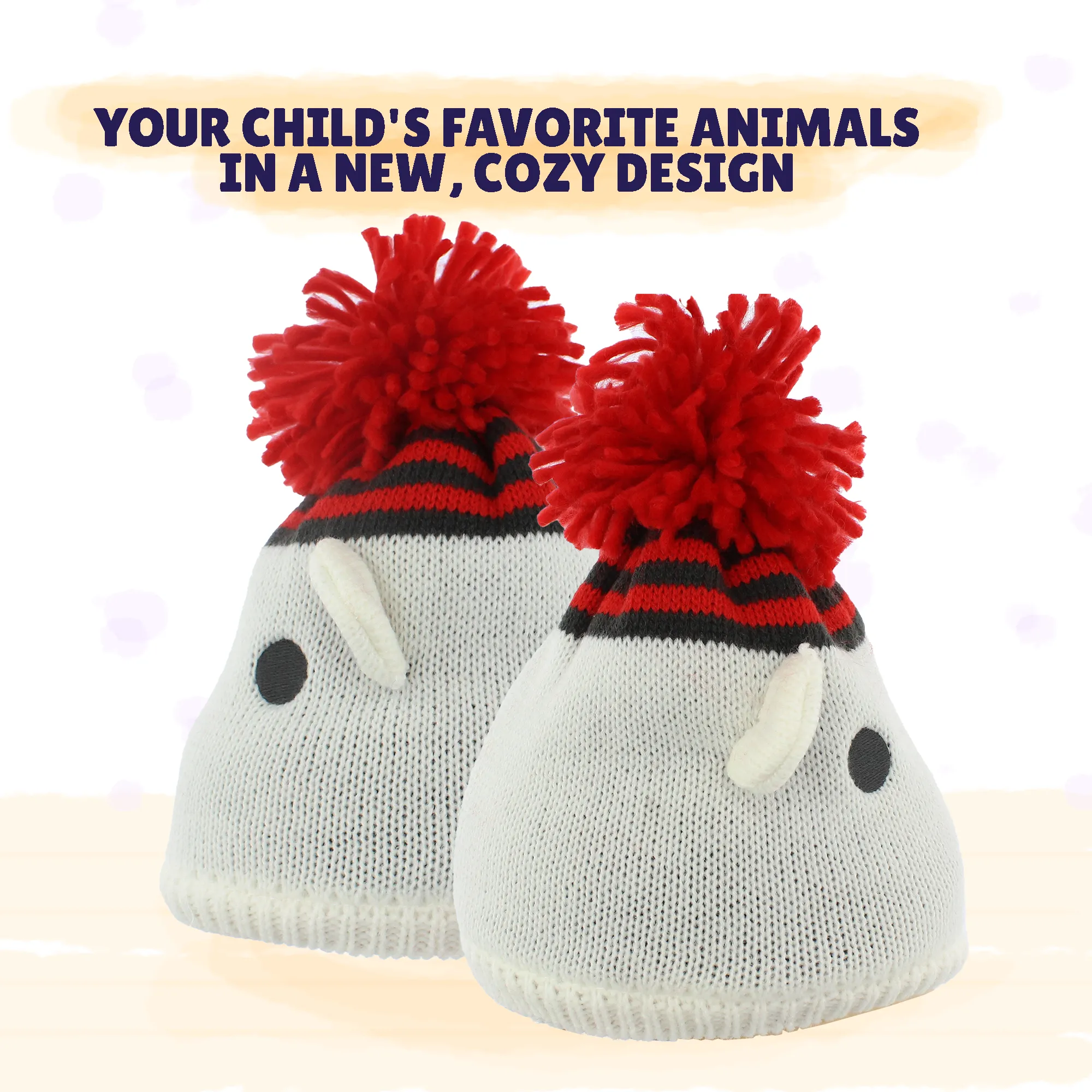 Yankee Toybox Animal Knit Hat Beanie for Preschoolers