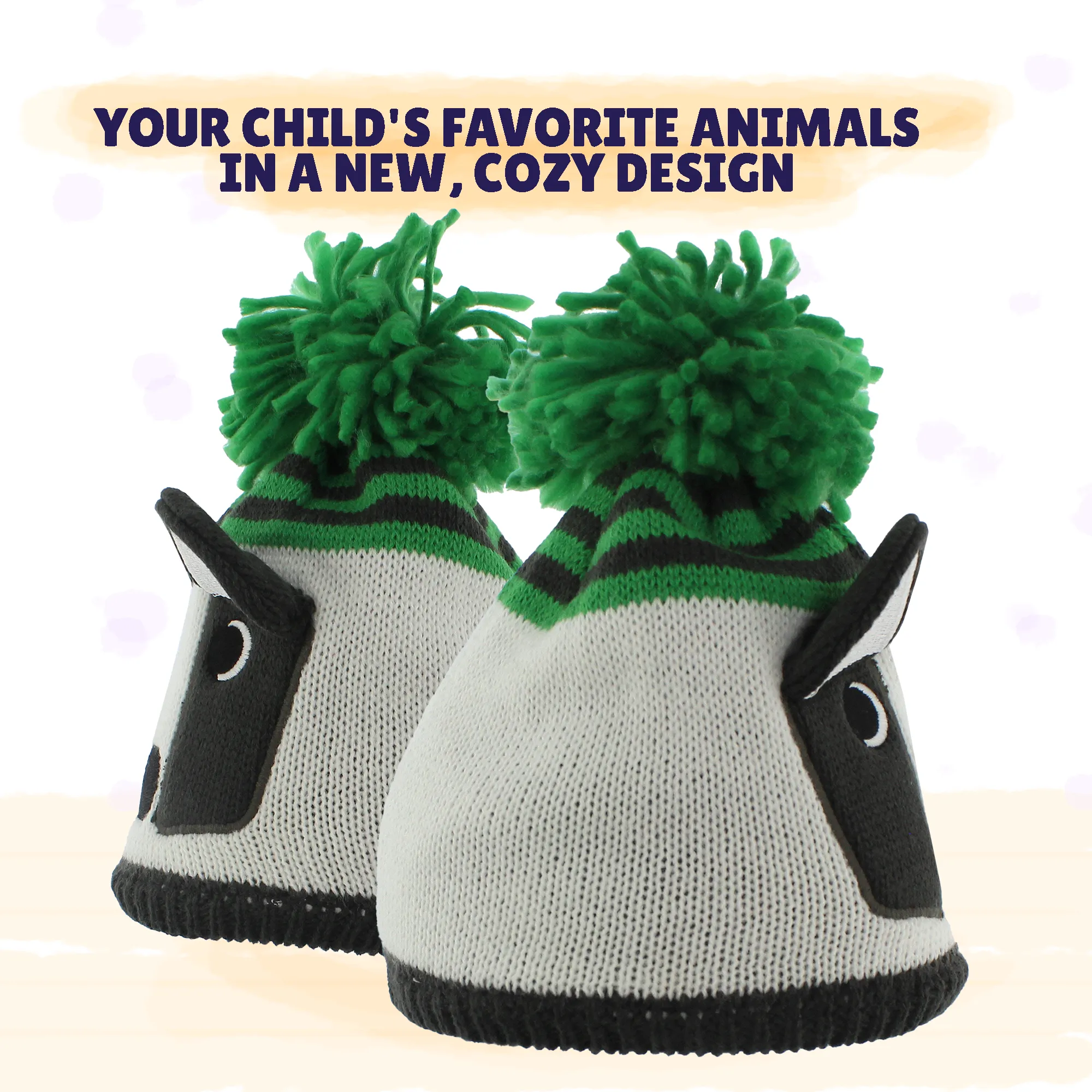 Yankee Toybox Animal Knit Hat Beanie for Preschoolers