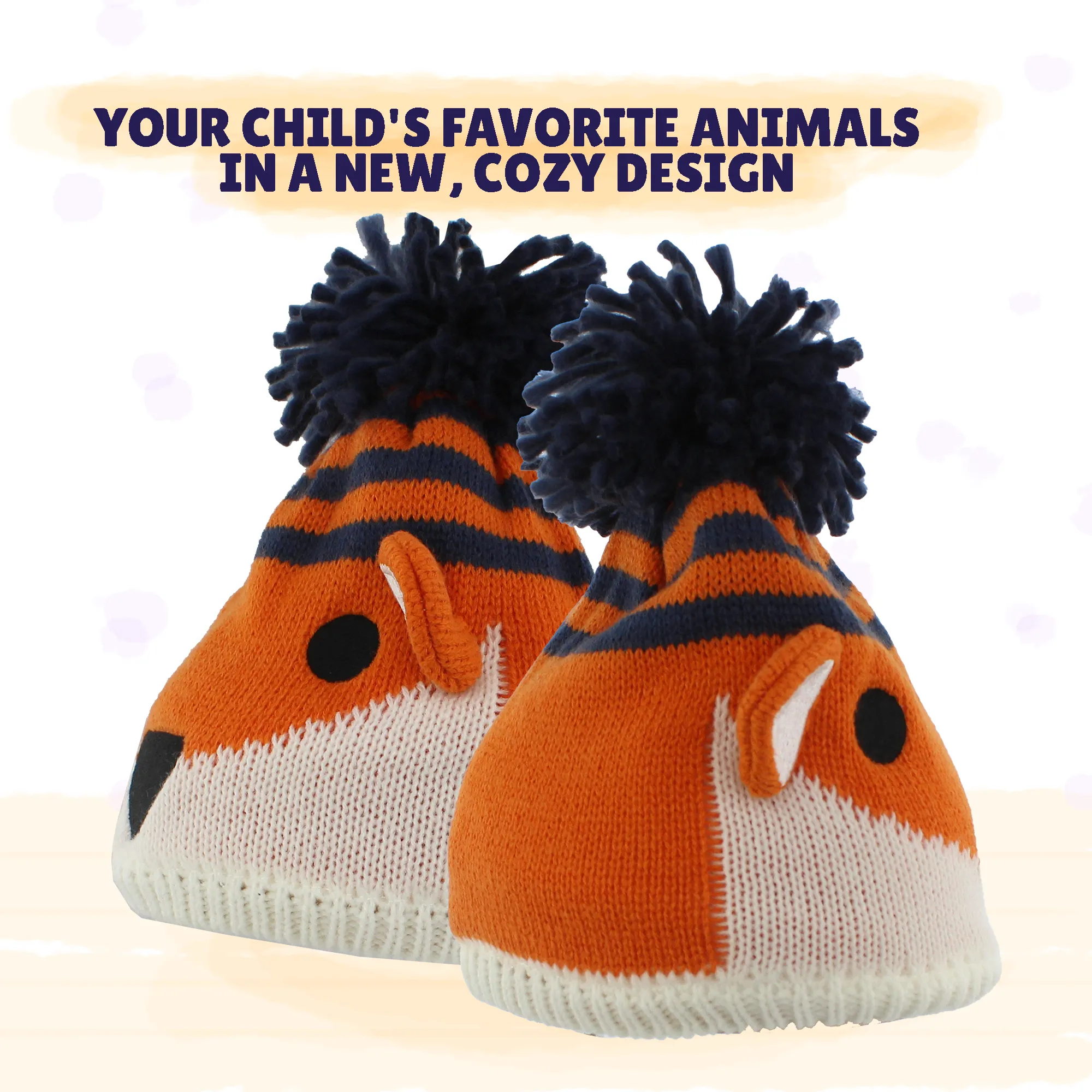 Yankee Toybox Animal Knit Hat Beanie for Preschoolers