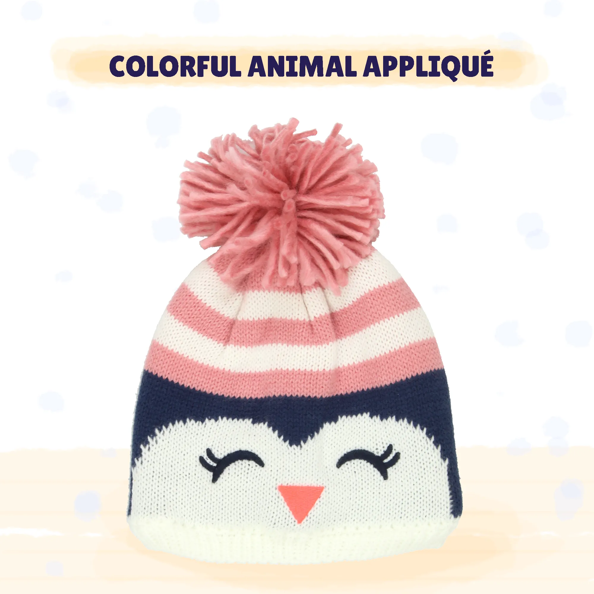 Yankee Toybox Animal Knit Hat Beanie for Preschoolers