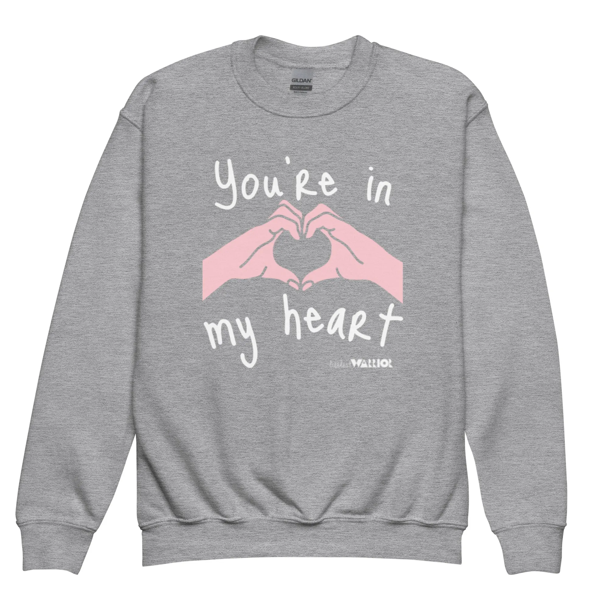 You’re in my heart Youth crewneck sweatshirt